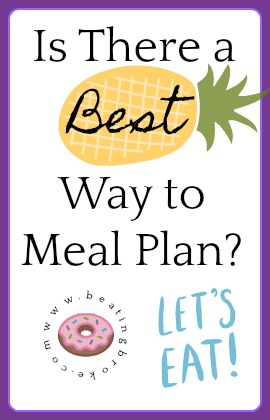 Best Way to Meal Plan