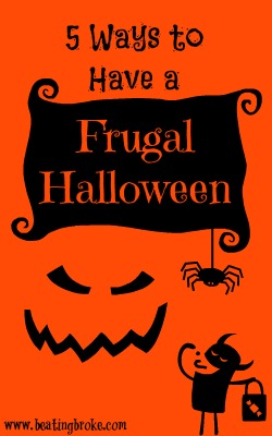 5 Ways to have a frugal halloween