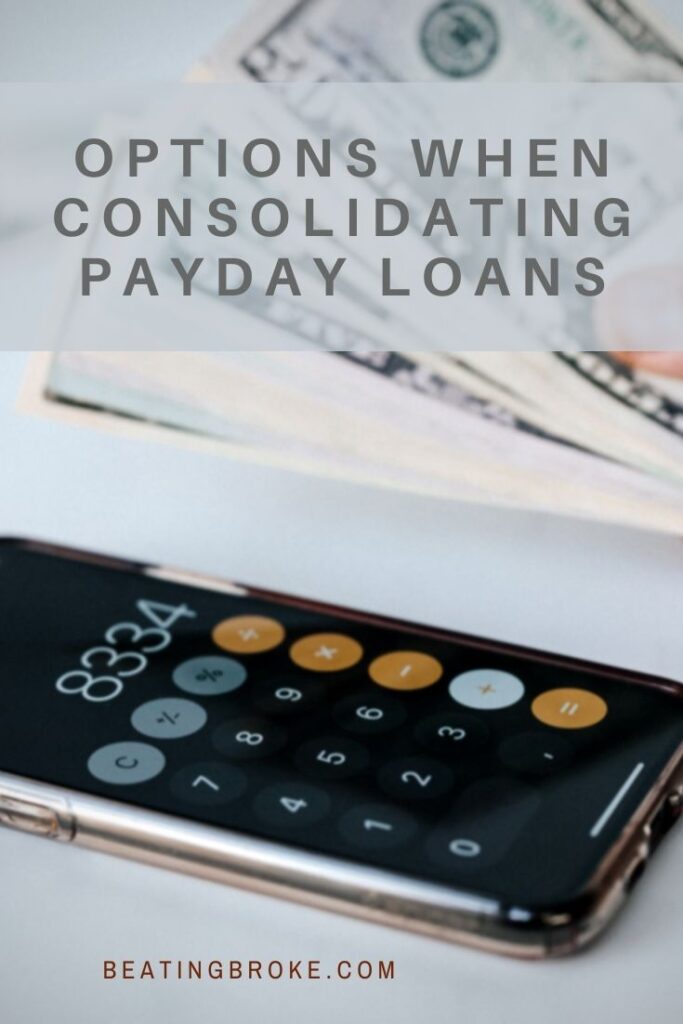 Payday Loans Consolidation Options