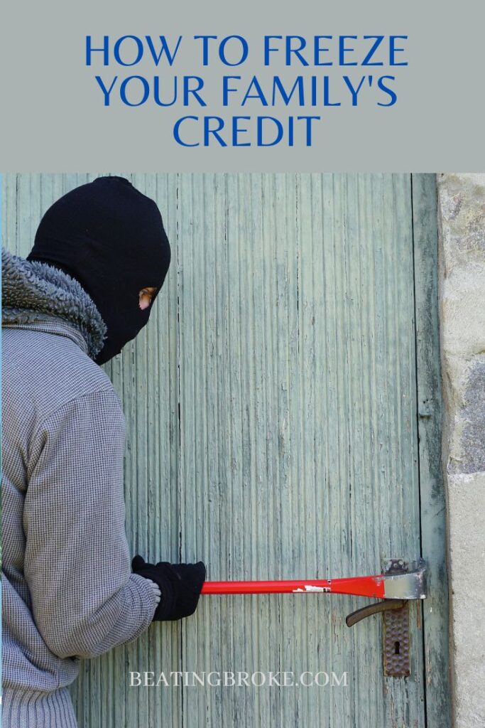 How to Freeze Your Family's Credit