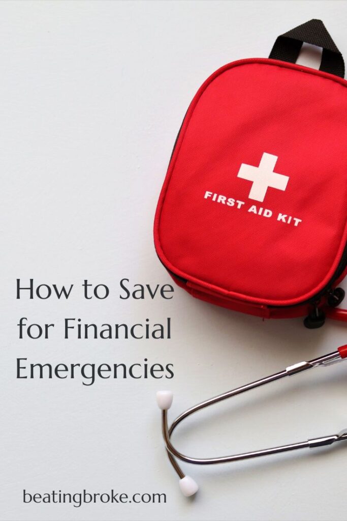 First aid bag and stethoscope on a white background