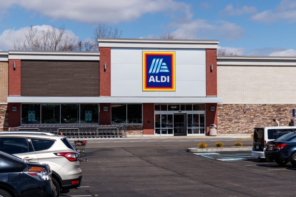 Front of an Aldi store