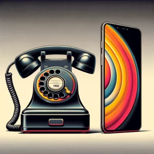 landlines to smartphones