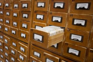 Utilizing a Library Card Catalog